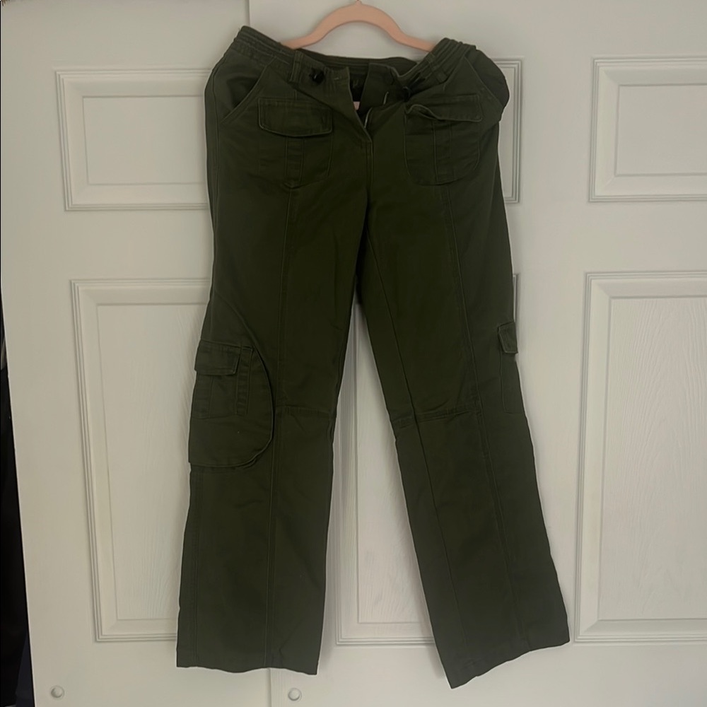 Brandy Melville Green Cargo Pants Casual Style